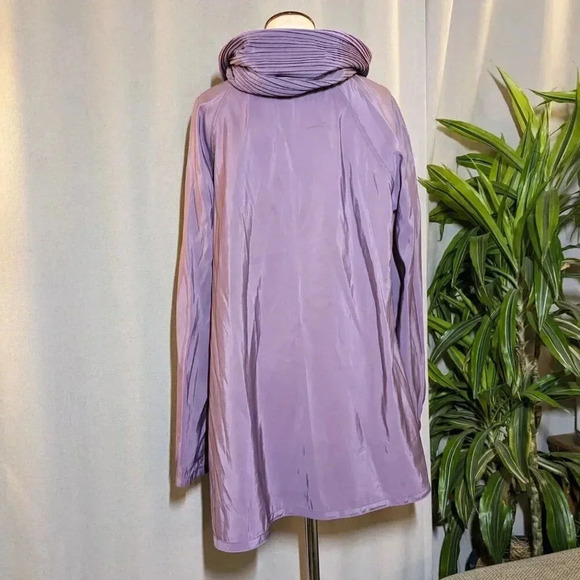 NEW Mycra Pac Purple Donatella Hooded Reversible Rain Coat Small Medium - Picture 4 of 11